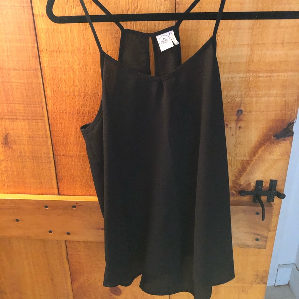 Black tank top